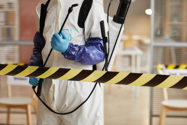 Professional Biohazard Cleanup technician working in Lillian, TX